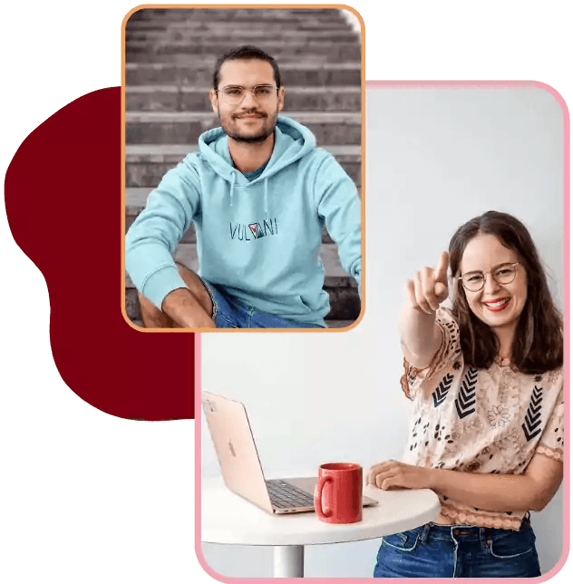 Britta und Jamin – das Vulvani-Team